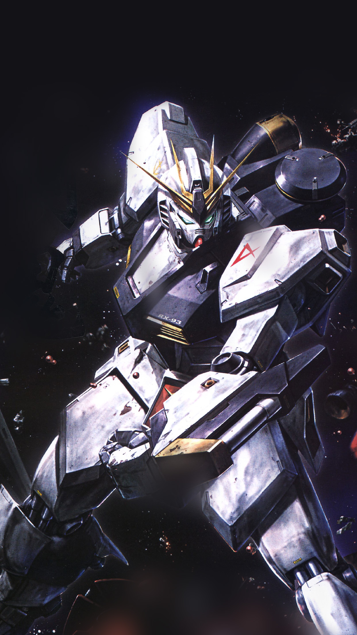 Gundam Rx Illust Toy Space Art Android Wallpaper - Gundam Wallpaper Hd For Mobile - HD Wallpaper 