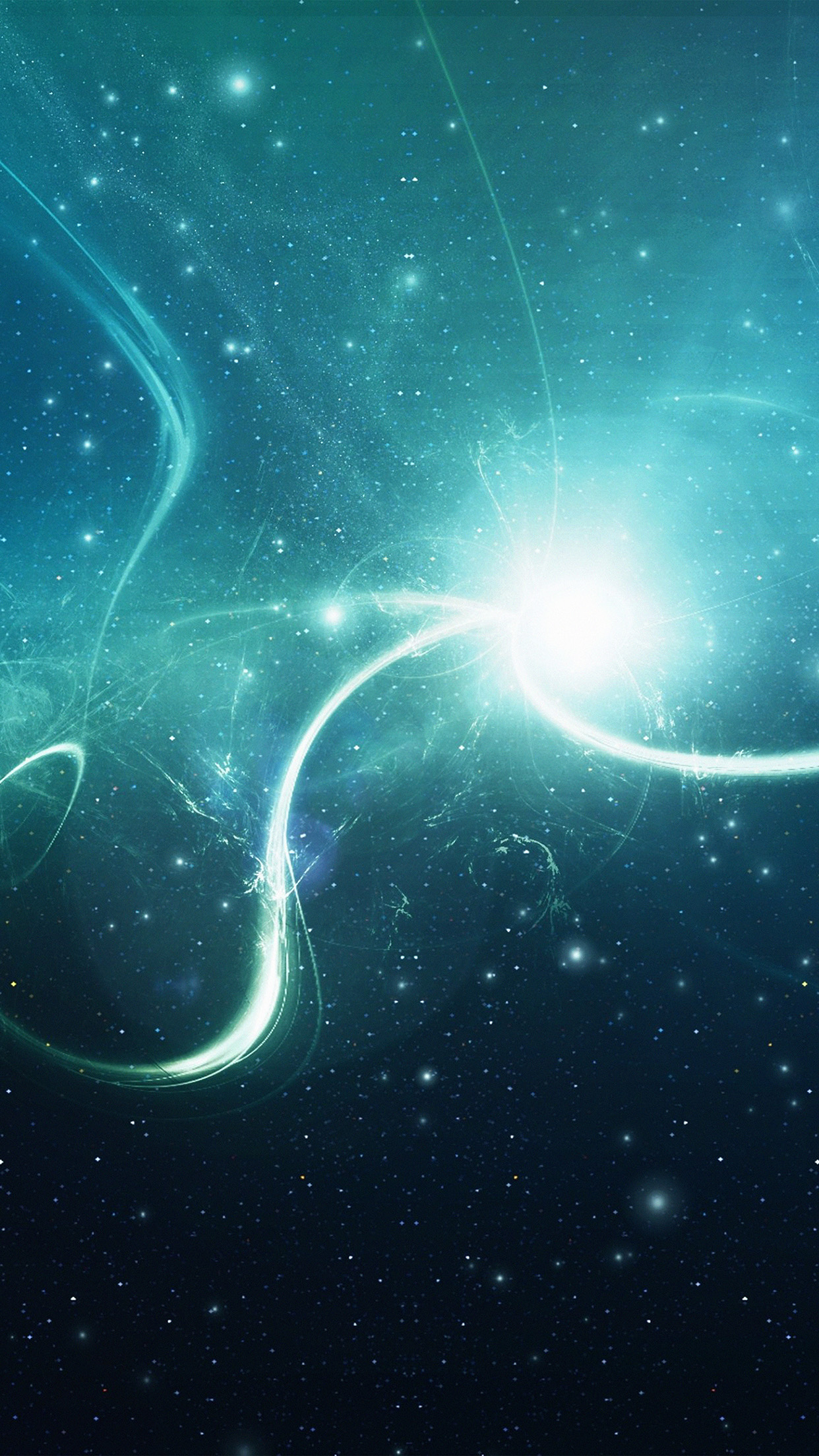 Abstract Space Blue Green Line Pattern Android Wallpaper - Samsung Galaxy J3 Background - HD Wallpaper 
