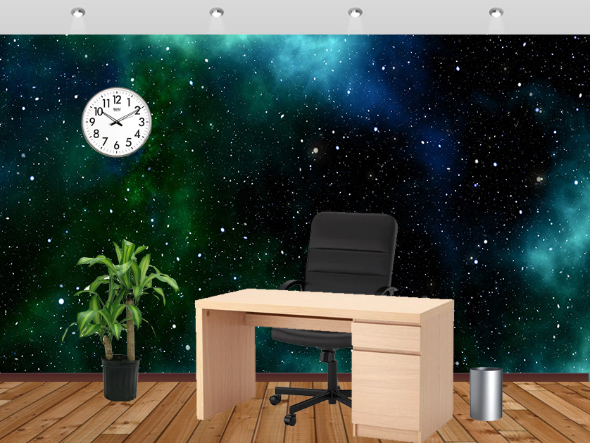 Galaxy And Solar Wallpaper Contrast Of Green And Blue - Cs Go Wall Stickers - HD Wallpaper 