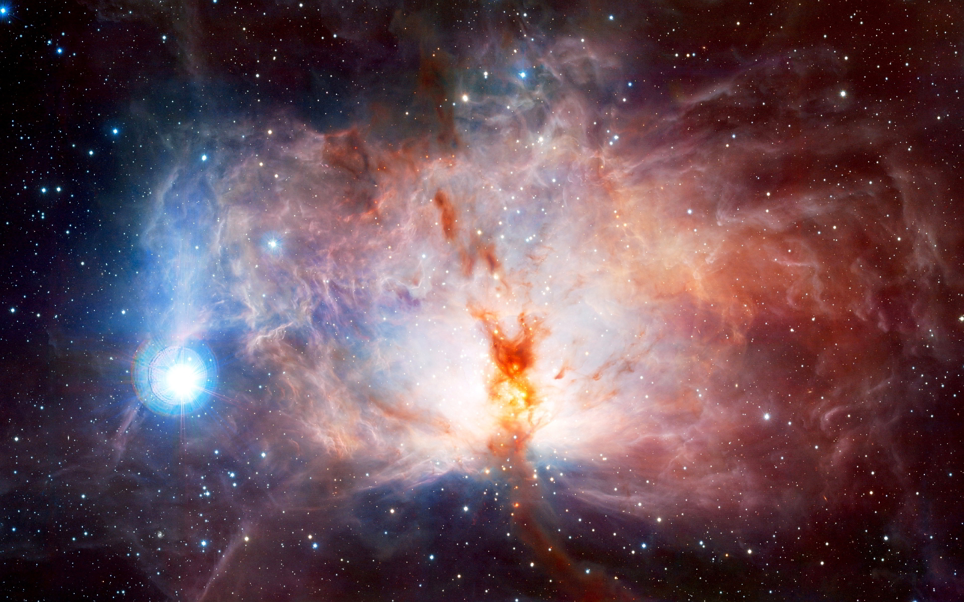 Cosmic Nebula - HD Wallpaper 
