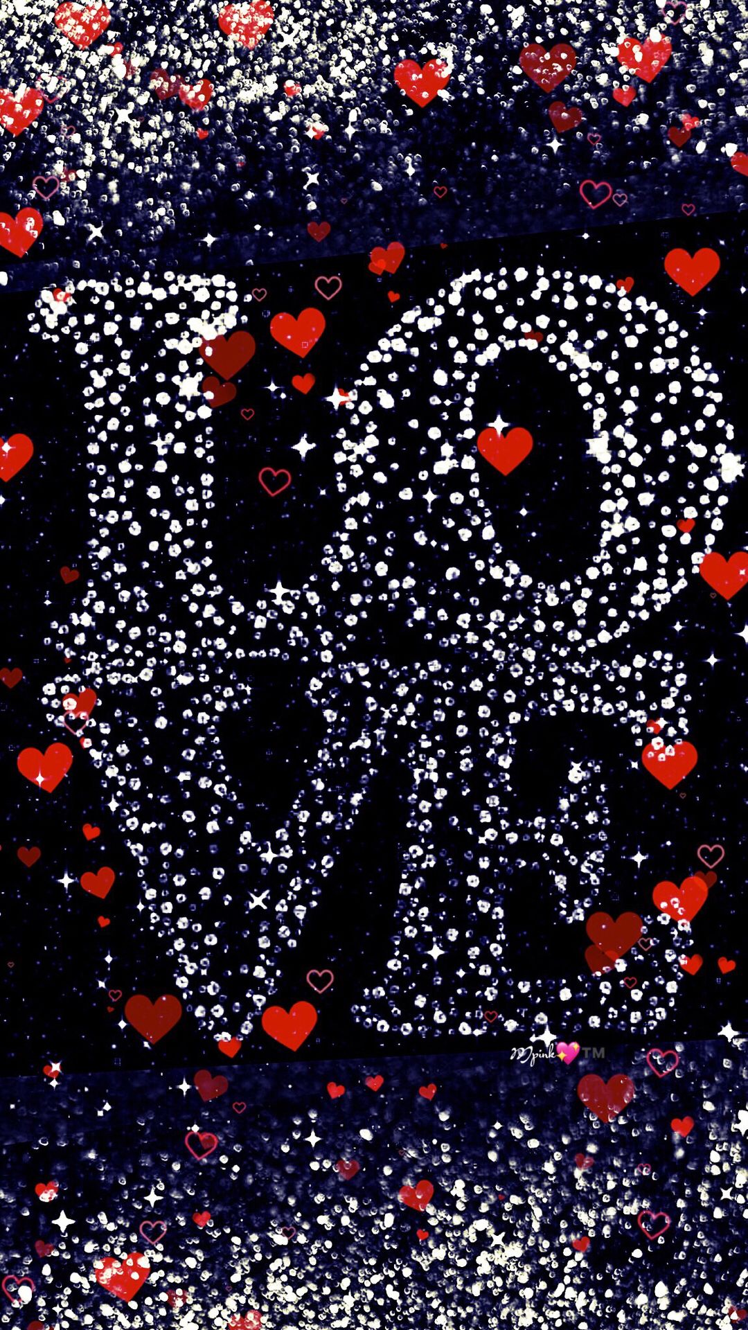 Glitter Crystal Pink Cute - HD Wallpaper 