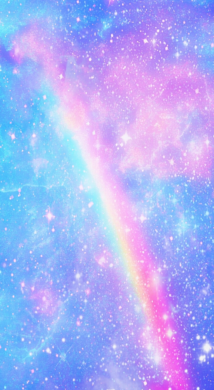 Rainbow, Galaxy, And Wallpaper Image - Pastel Galaxy Rainbow - HD Wallpaper 