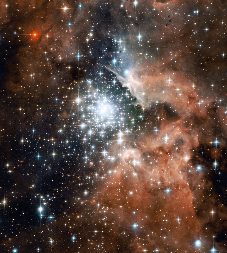 Galaxy 3d Wallpaper, Ngc 3603, Emission Nebula, Constellation, - Ngc 3603 - HD Wallpaper 