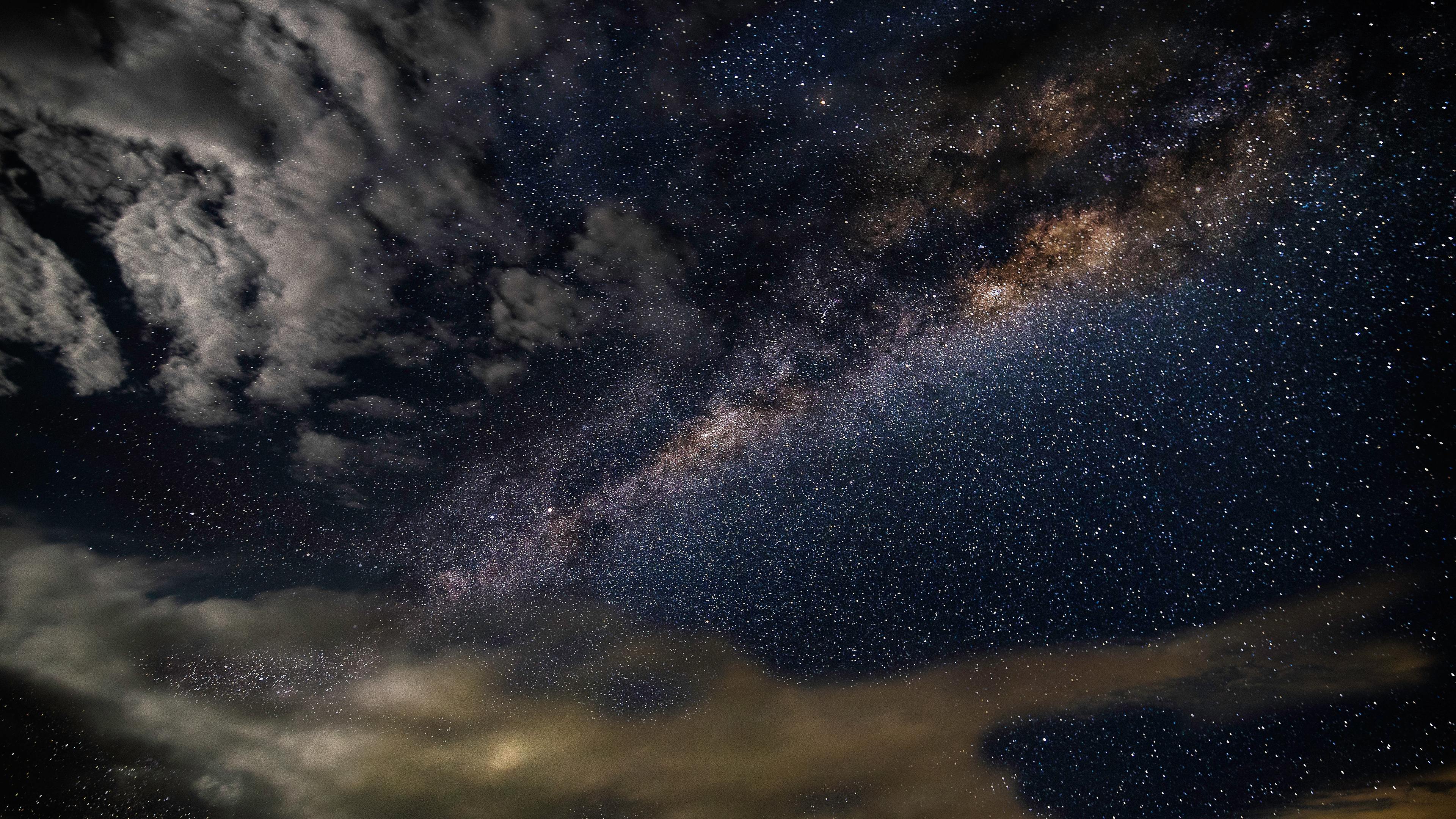 Milky Way Astronomy Constellations Storm Clouds Stars - Westhavelland Nature Park - HD Wallpaper 