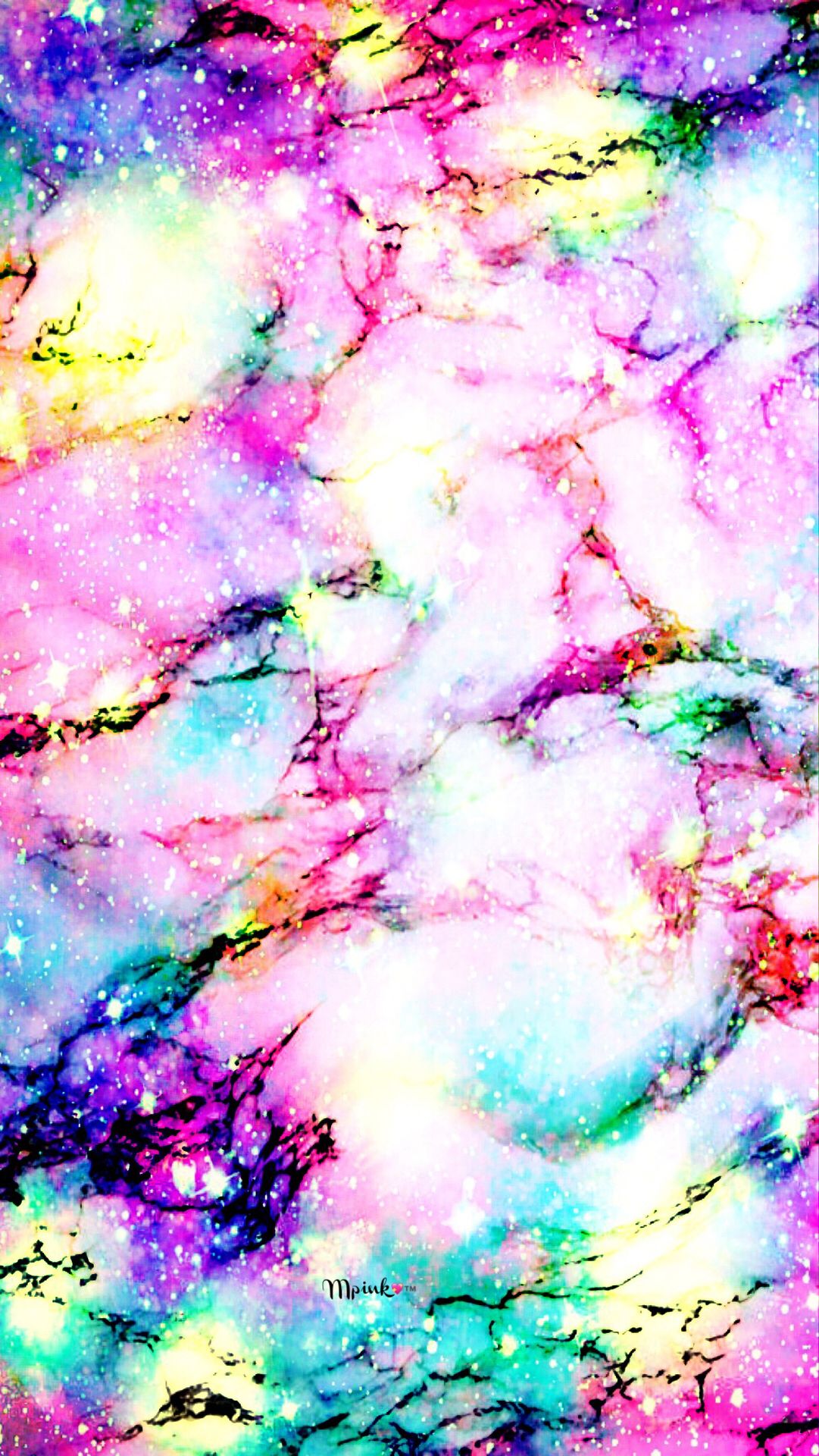 Rainbow Marble Background - HD Wallpaper 
