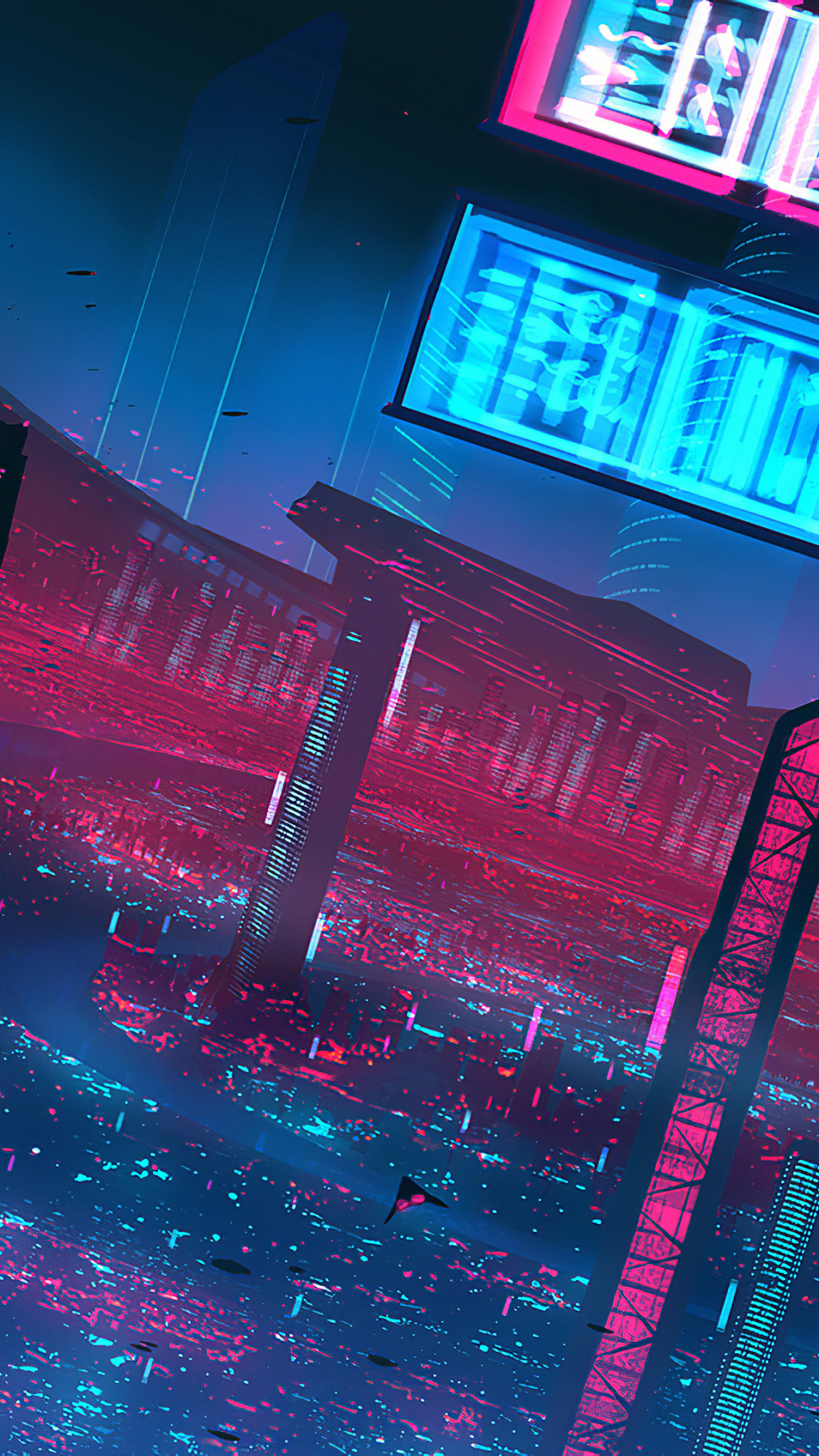 Neon Galaxy Wallpaper - HD Wallpaper 