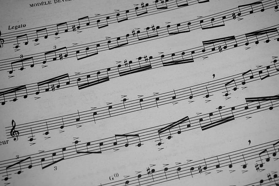 Music, Partion, Notes, Music Notes, Clef, Musical Note, - HD Wallpaper 