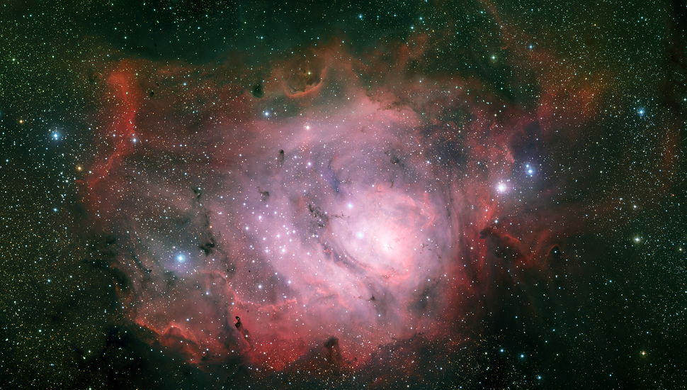Laguna, Sagittarius, Nebula, Ngc 6523, Constellation - Lagoon Nebula - HD Wallpaper 