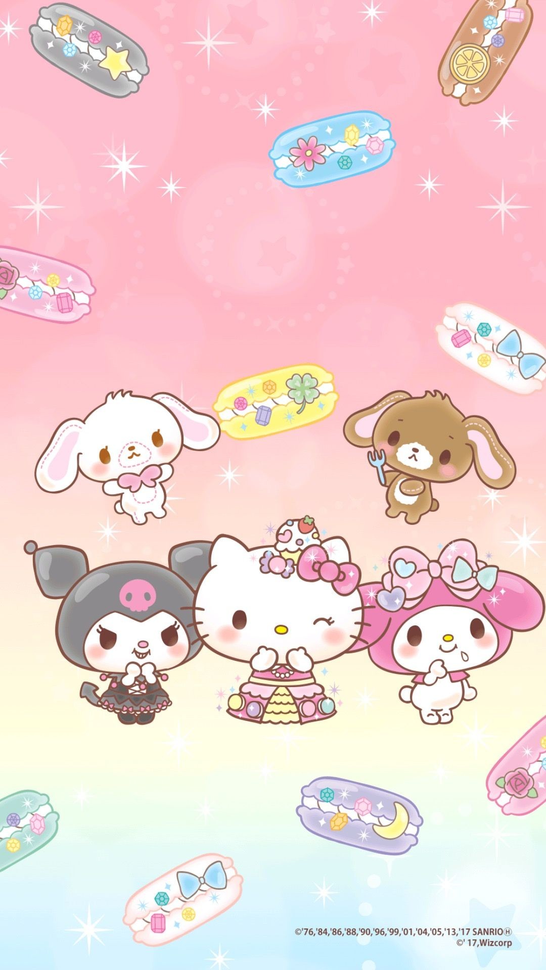 My Melody Wallpaper, Sanrio Wallpaper, Cartoon Wallpaper, - Kitty My Melody Background - HD Wallpaper 