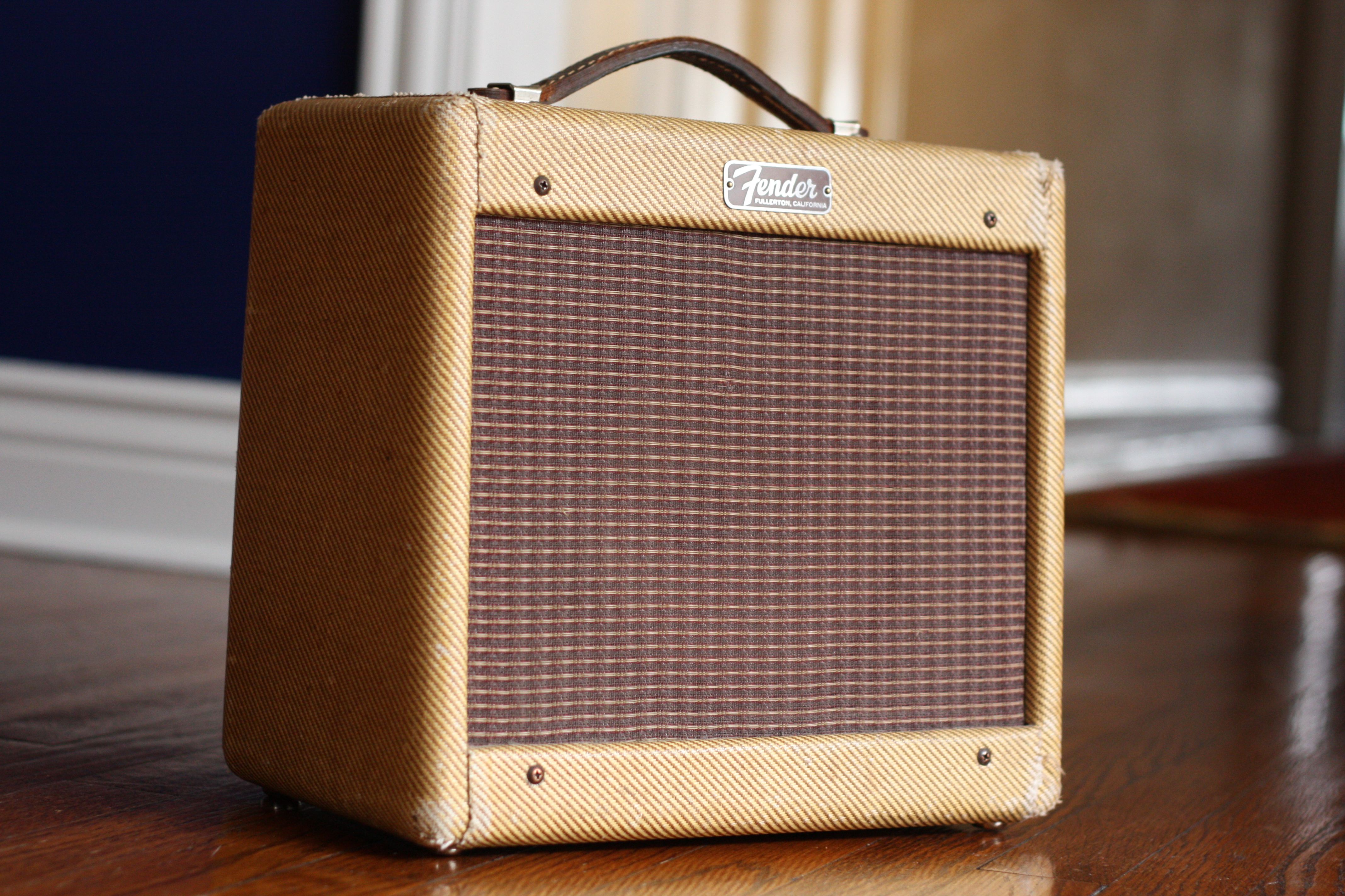 Fender Champ Tweed Amp - HD Wallpaper 