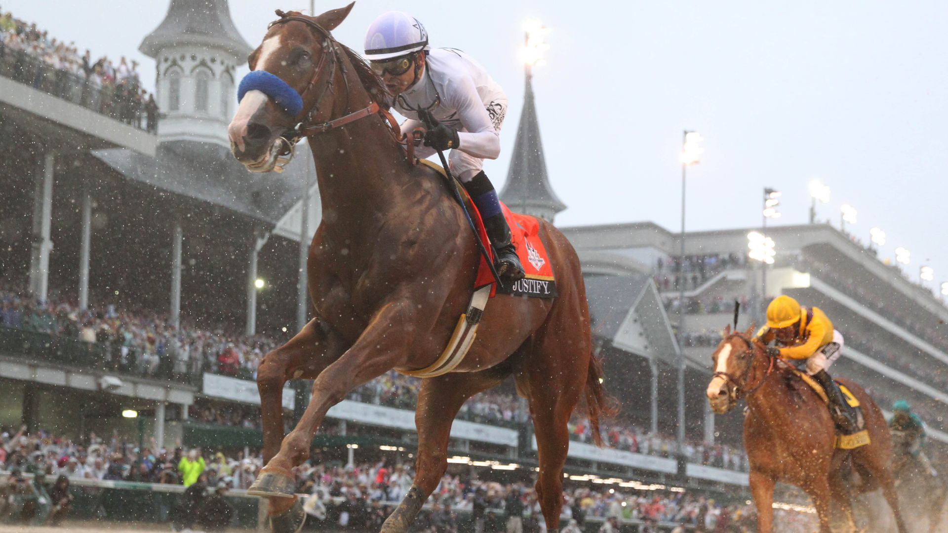 Justify Winning Kentucky Derby - HD Wallpaper 