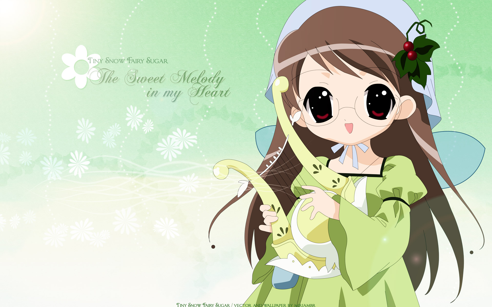 Koge Donbo, A Little Snow Fairy Sugar, Pepper Wallpaper - Brunette Anime Glasses - HD Wallpaper 