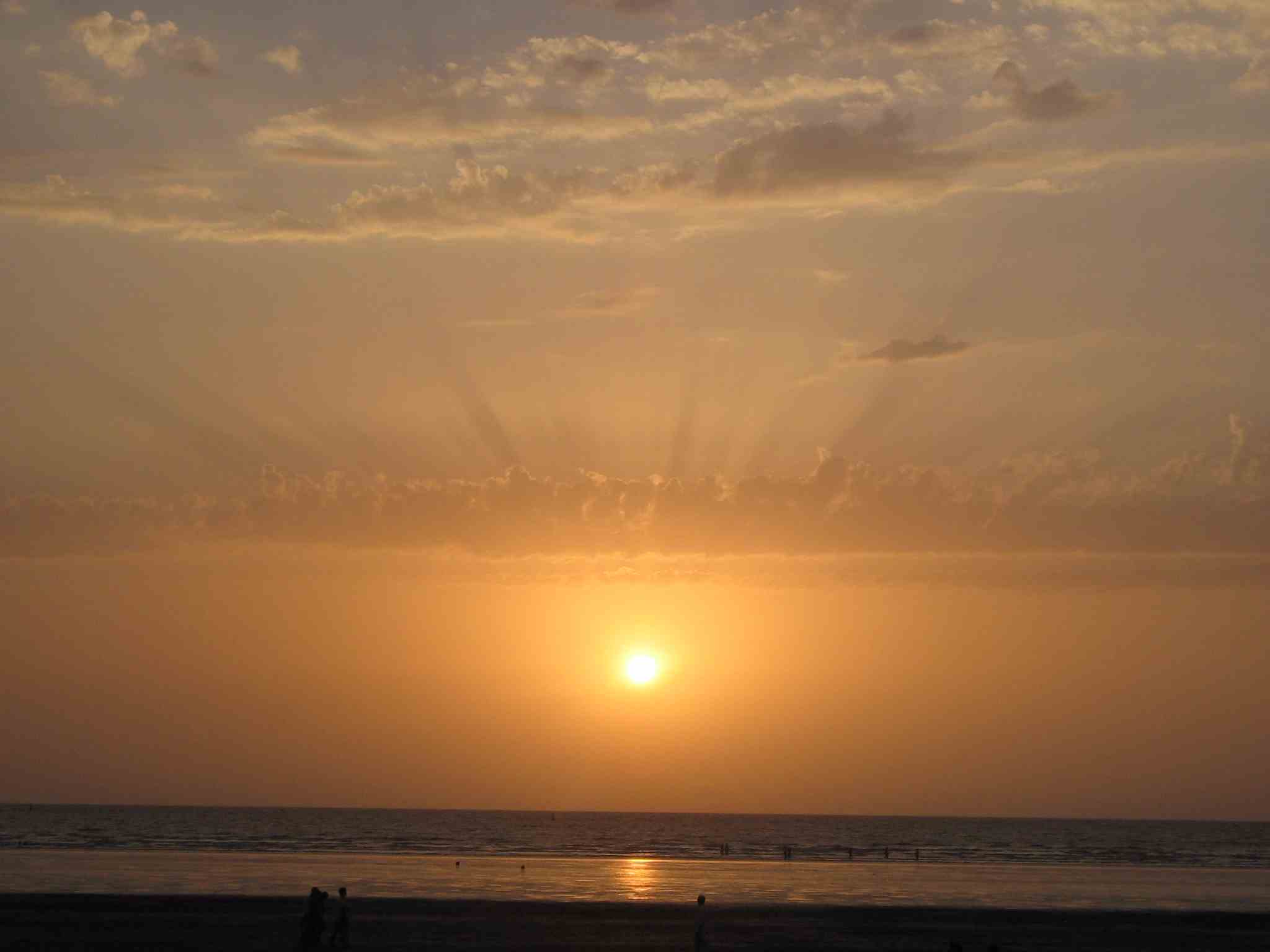 Sunset In Gorai, Mumbai - Sun - HD Wallpaper 