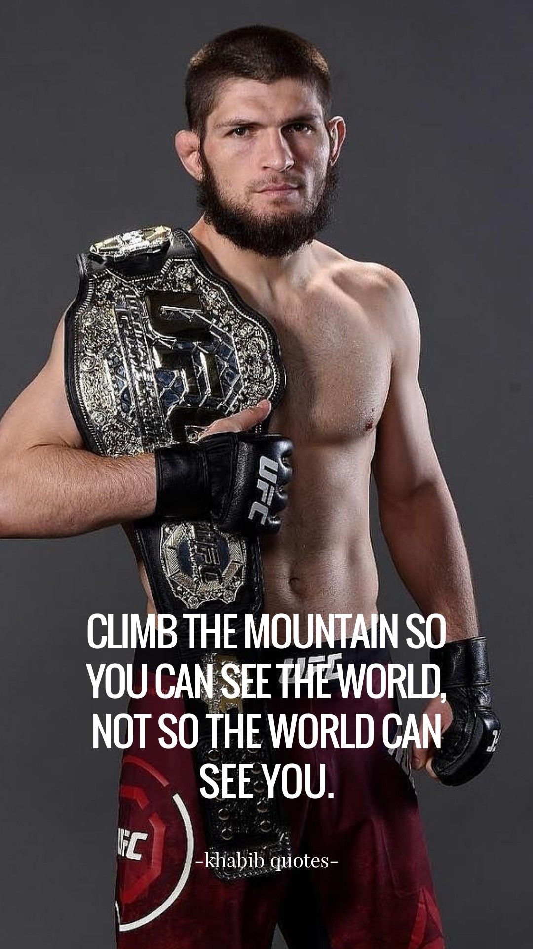 Khabib Nurmagomedov Quotes - HD Wallpaper 