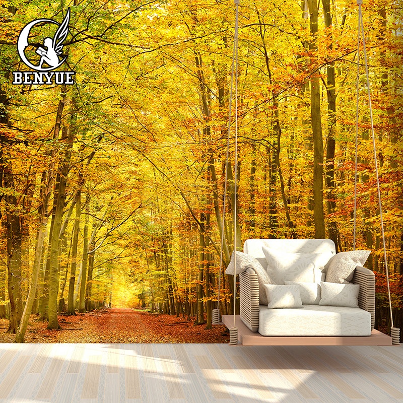 Wallpaper High Quality Forest Wall Murals 3d Wallpaper - Wall - HD Wallpaper 