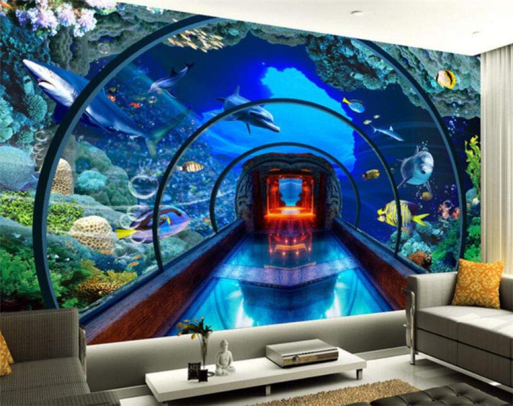 Aquarium Walls - HD Wallpaper 