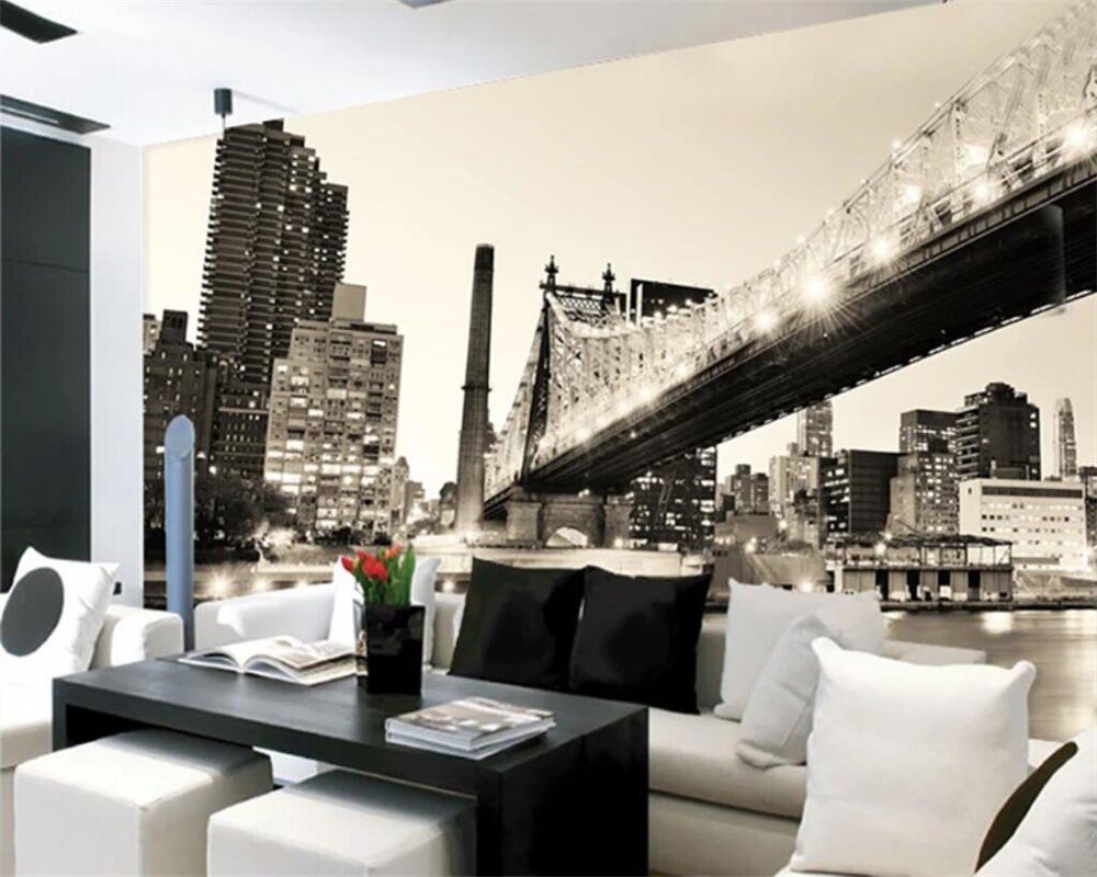 White 3d Wallpaper For Living Room - HD Wallpaper 