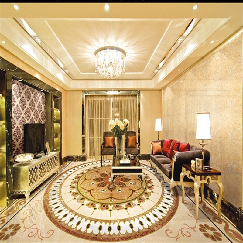 3d Marble Floor Tiles - HD Wallpaper 