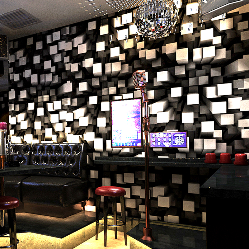 Ktv Wallpaper 3d Three-dimensional Personality Fashion - Creative Interior Designs For Restaurants - HD Wallpaper 
