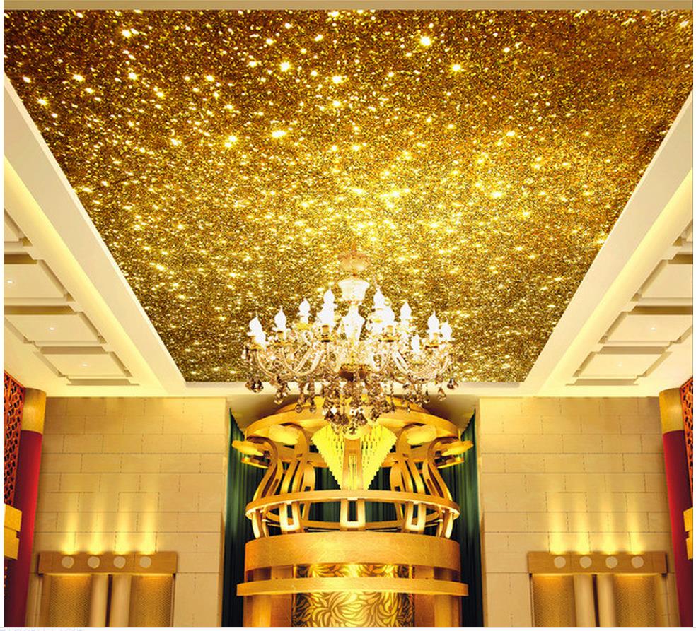 Gold Ceiling Murals - HD Wallpaper 