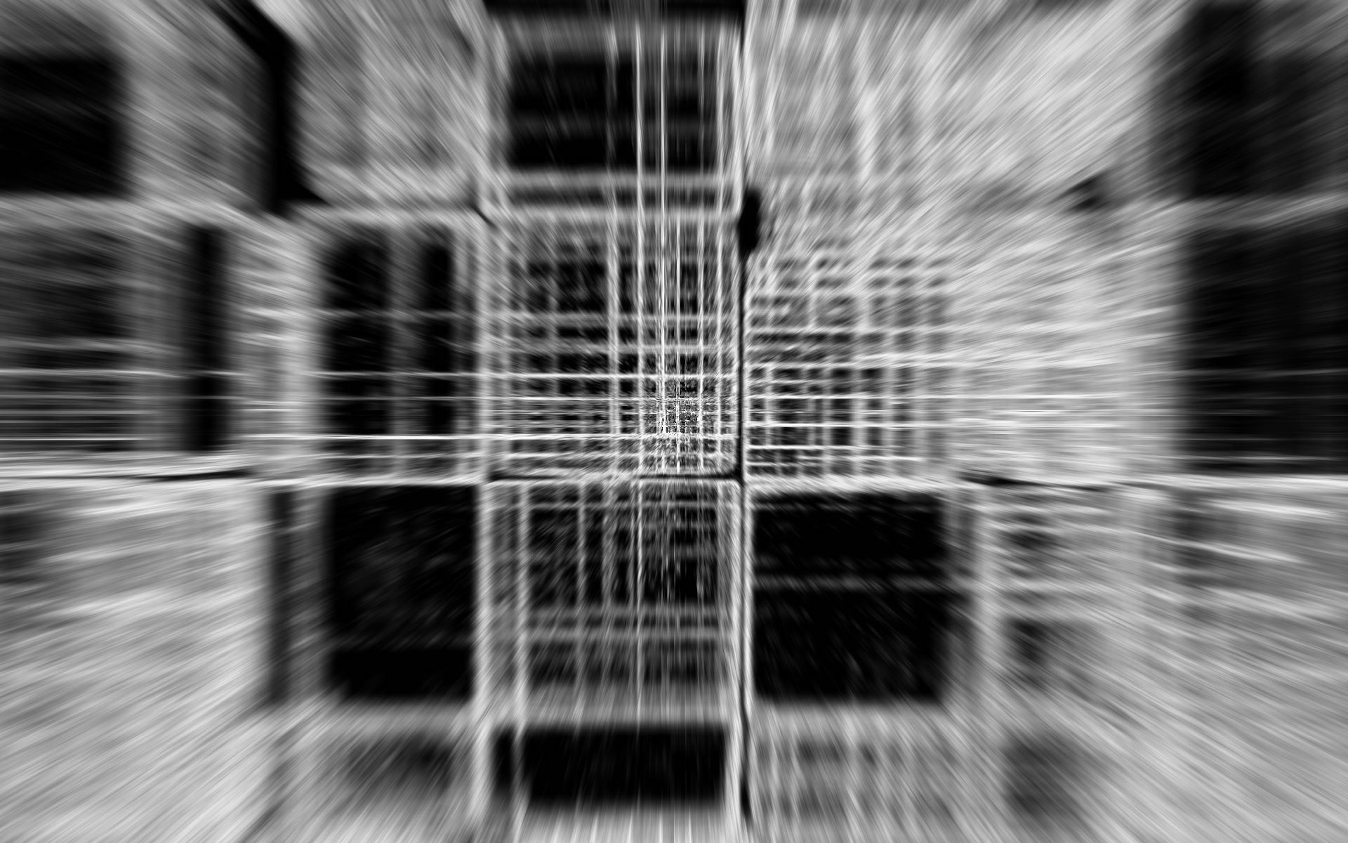 Black And White 3d Wallpaper - HD Wallpaper 