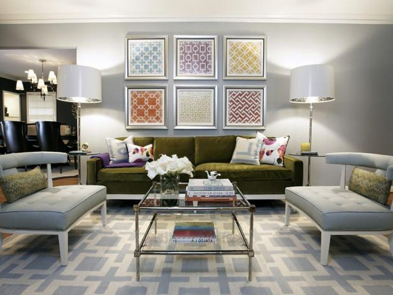 Olive Couch Living Room Ideas | Baci Living Room