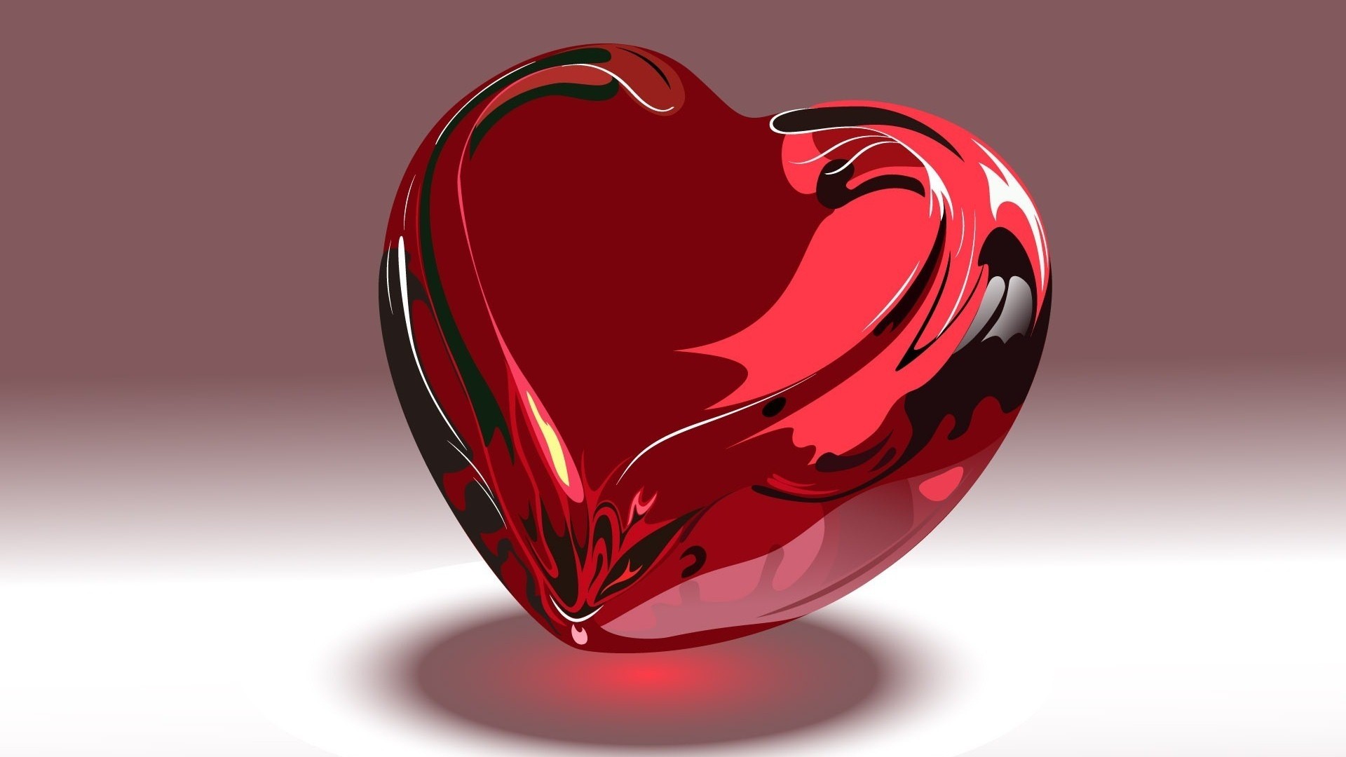 Red 3d Heart Wallpaper - Love Name Wallpaper Hd - HD Wallpaper 