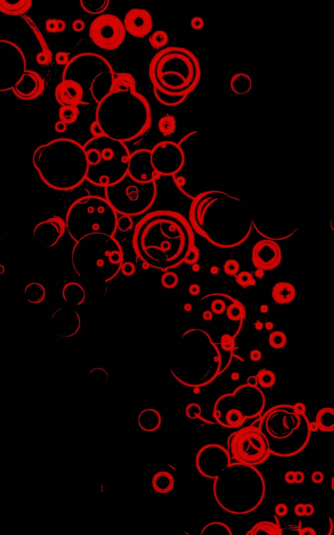 Circles Red Wallpaper Iphone Resolution - Red Circles Wallpaper Iphone - HD Wallpaper 