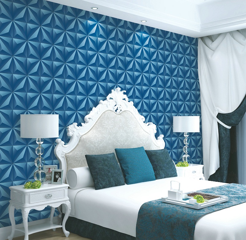 Home Wallpaper Designs Blue - HD Wallpaper 