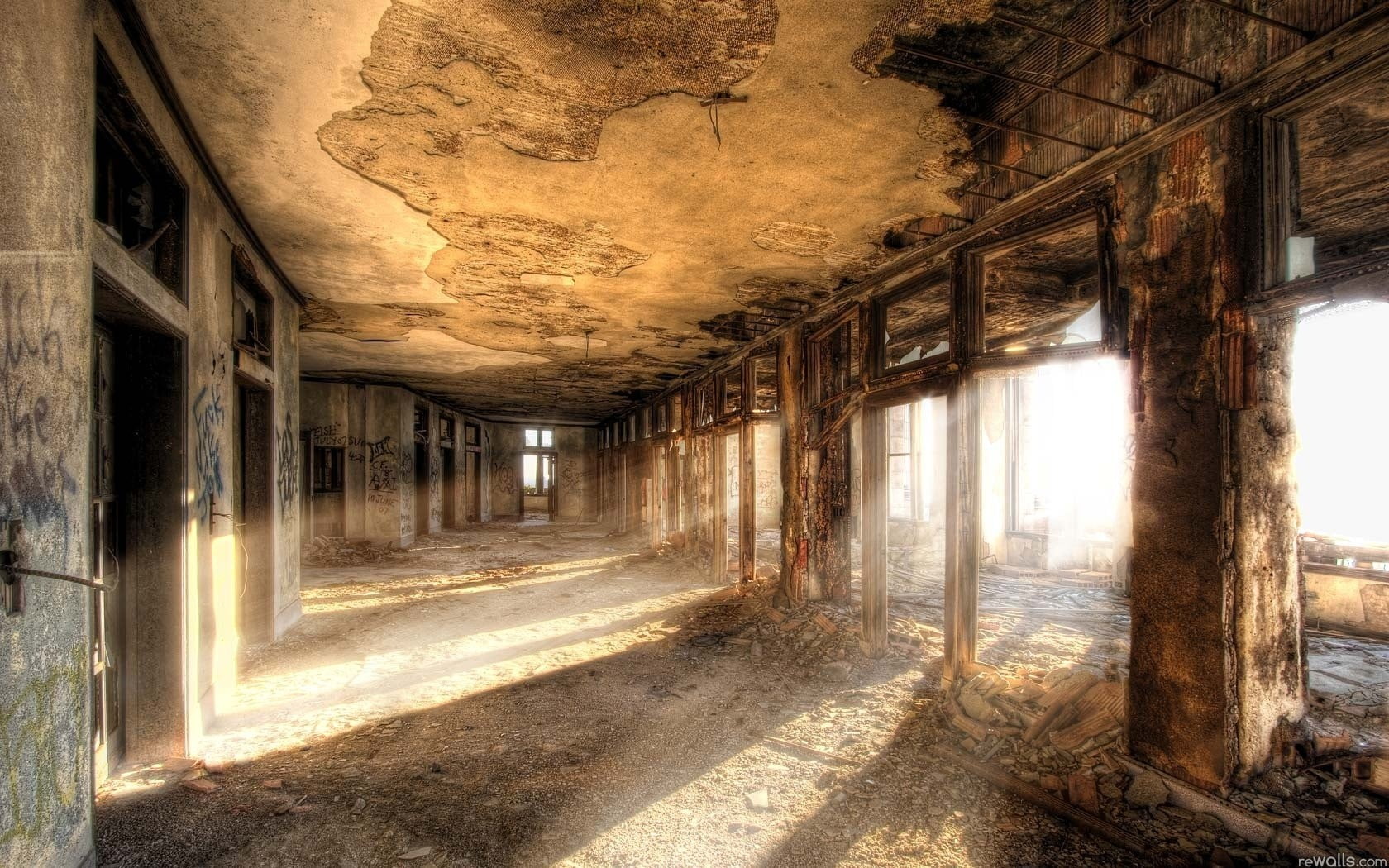 High Resolution Abandoned Buildings - HD Wallpaper 