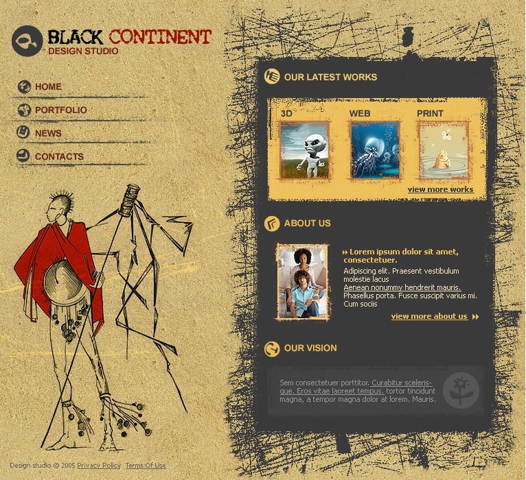 Website Design Template - Poster - HD Wallpaper 
