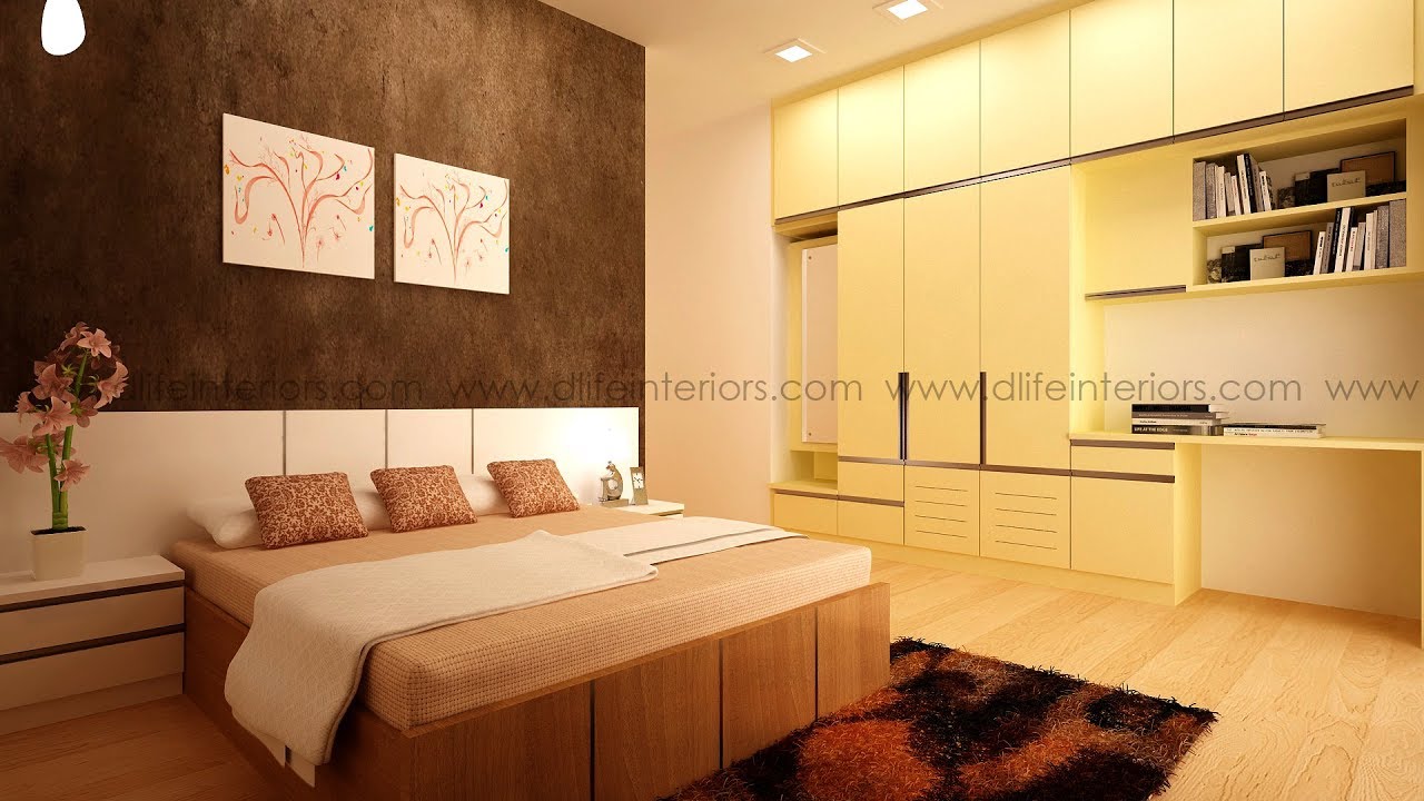 Bedroom Designs In Kerala - HD Wallpaper 