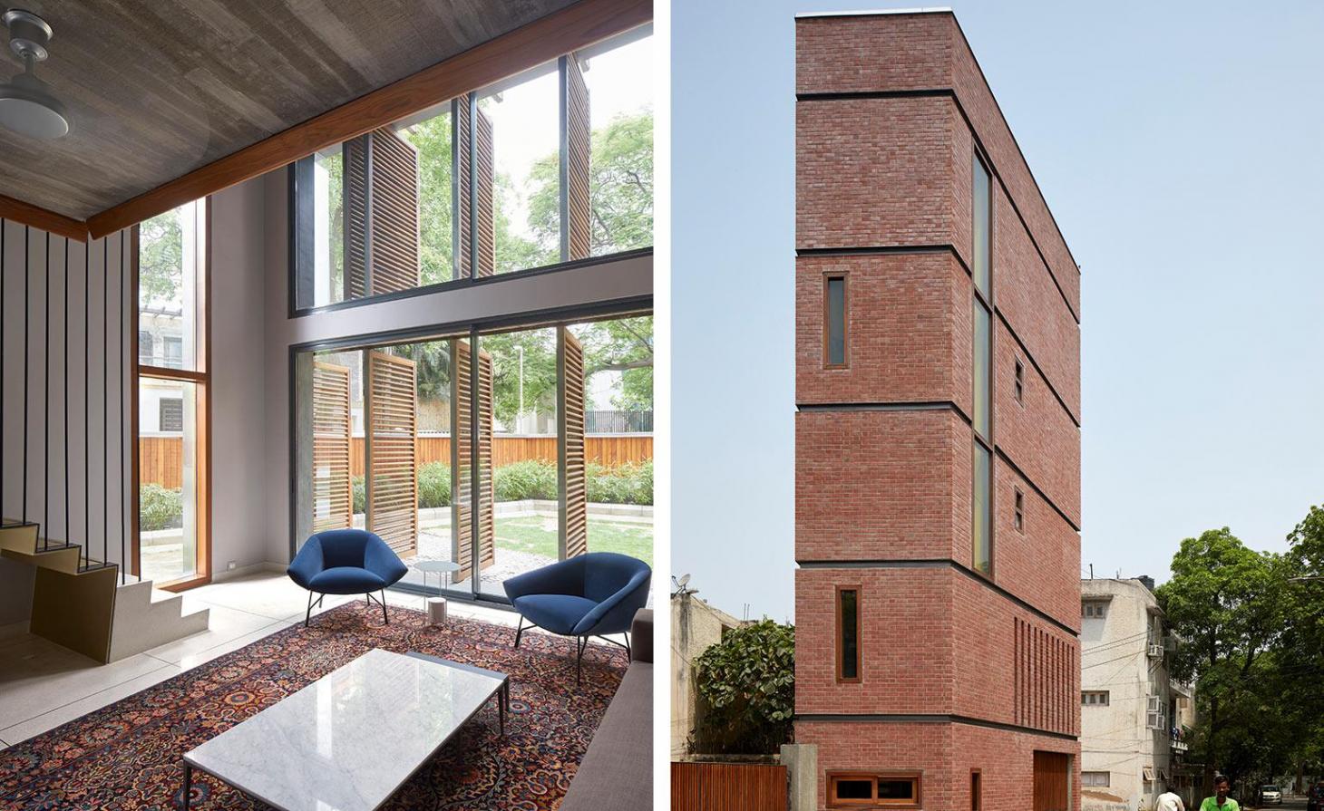 Brick House, New Delhi, India, By Rkds - Brick House In New Delhi - HD Wallpaper 