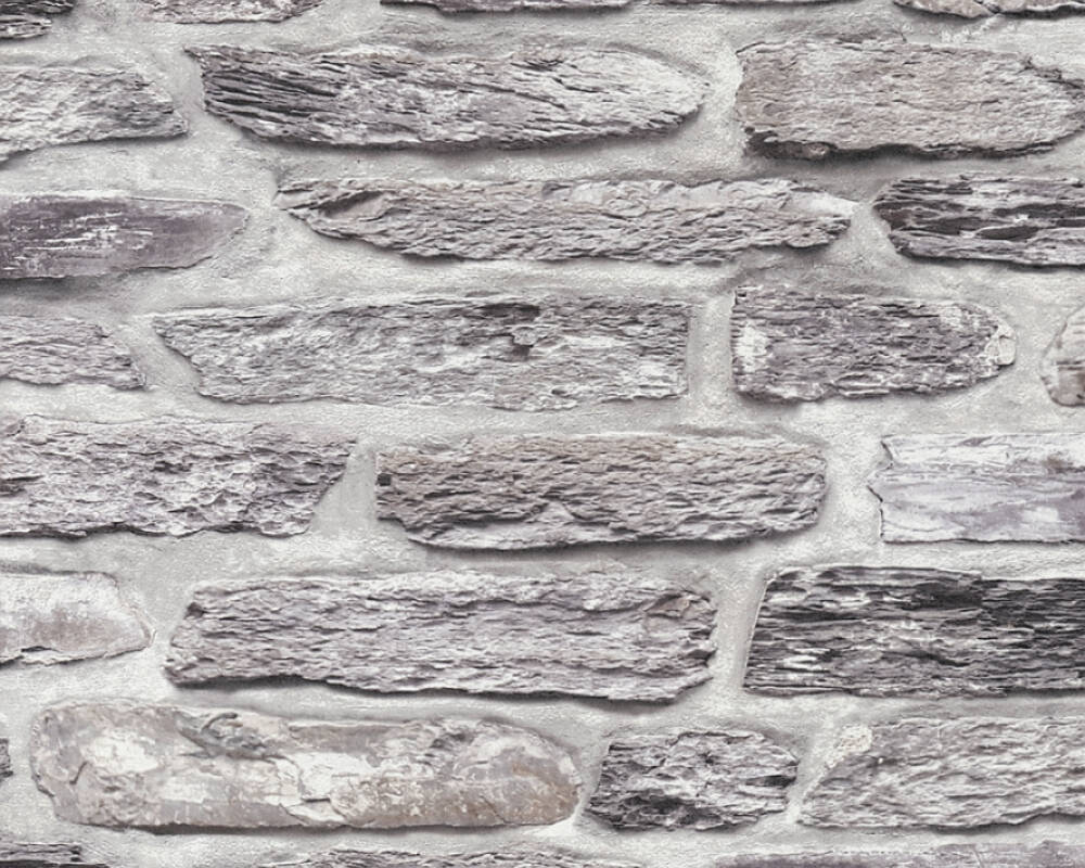 Création Wallpaper Stone, Black, Grey - Wallpaper - HD Wallpaper 