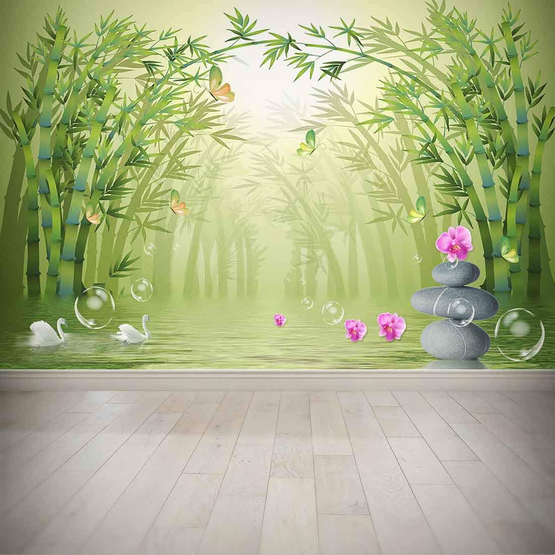 Nish 3d Wallpaper Mural - Home Inside Wall Design - HD Wallpaper 