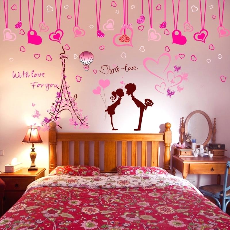 Download Romantic Wall Stickers For Bedrooms Soft Sister Room Bedroom