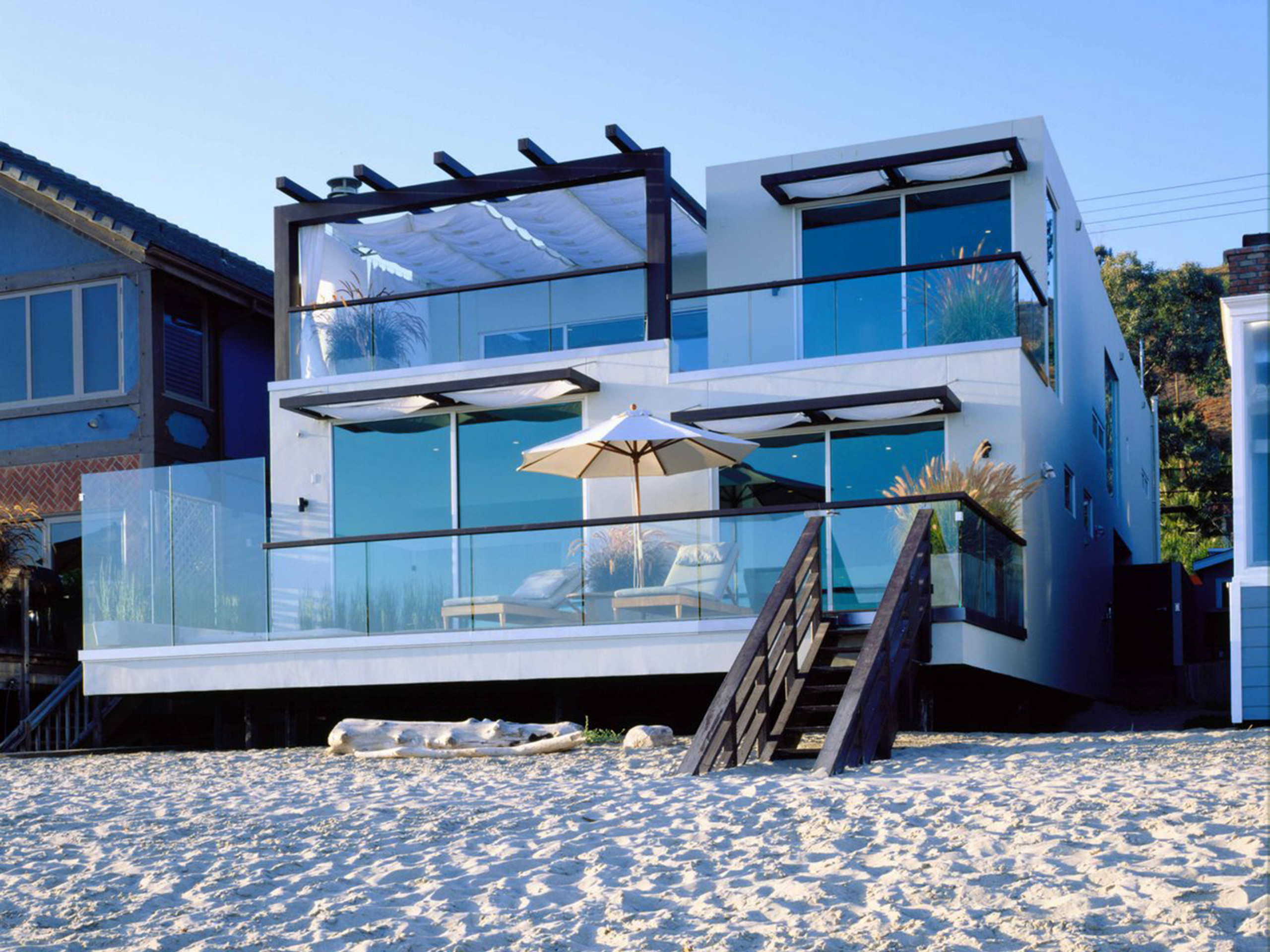 2560x1920, Modern Beach House Wallpaper 
 Data Id 331111 - Exterior Beach House Ideas - HD Wallpaper 