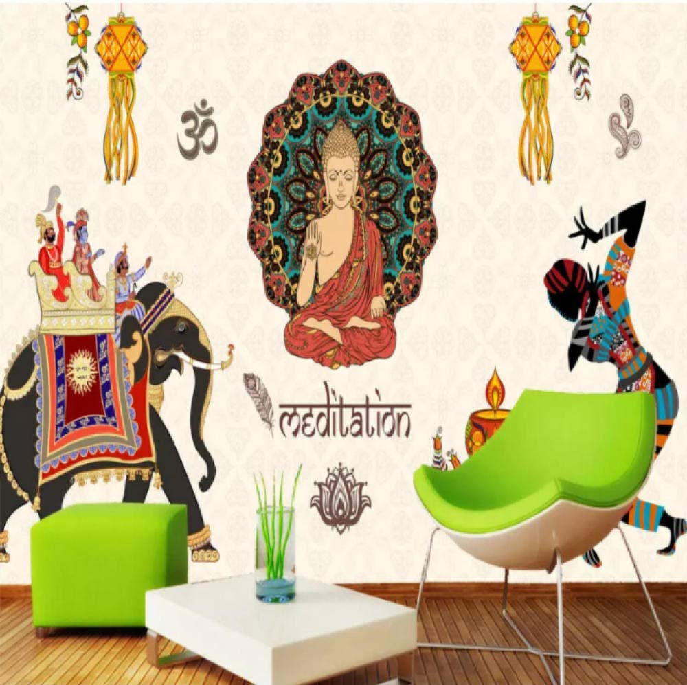 Indian Mural Menu Backgrounds - HD Wallpaper 