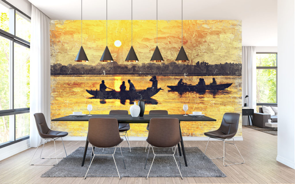 Sci Fi Dining Room - HD Wallpaper 