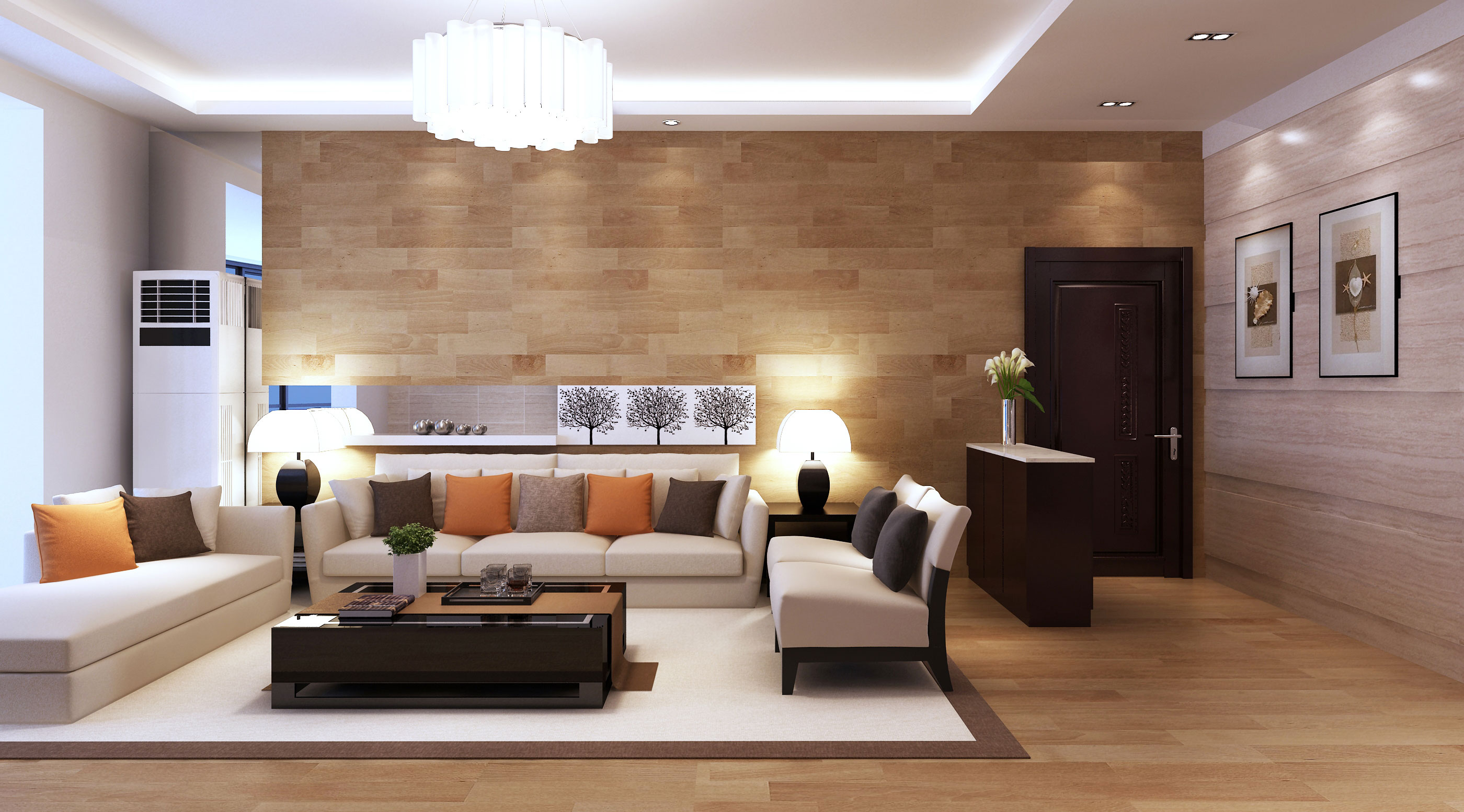 Modern Simple Living Room Designs - HD Wallpaper 