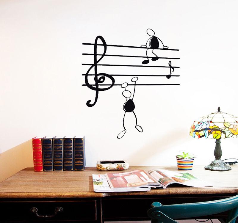 Wall Stickers Music Design - HD Wallpaper 