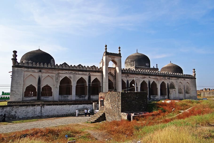 Jama Masjid, Gulbarga Fort, Bahmani Dynasty, Indo-persian, - Jama Masjid Gulbarga Architecture - HD Wallpaper 