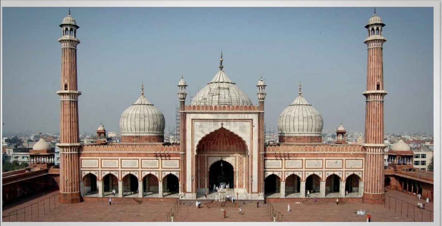 Jama Masjid, Delhi - 1416x727 Wallpaper Jama Masjid, Delhi - 1416x727 Wallpaper