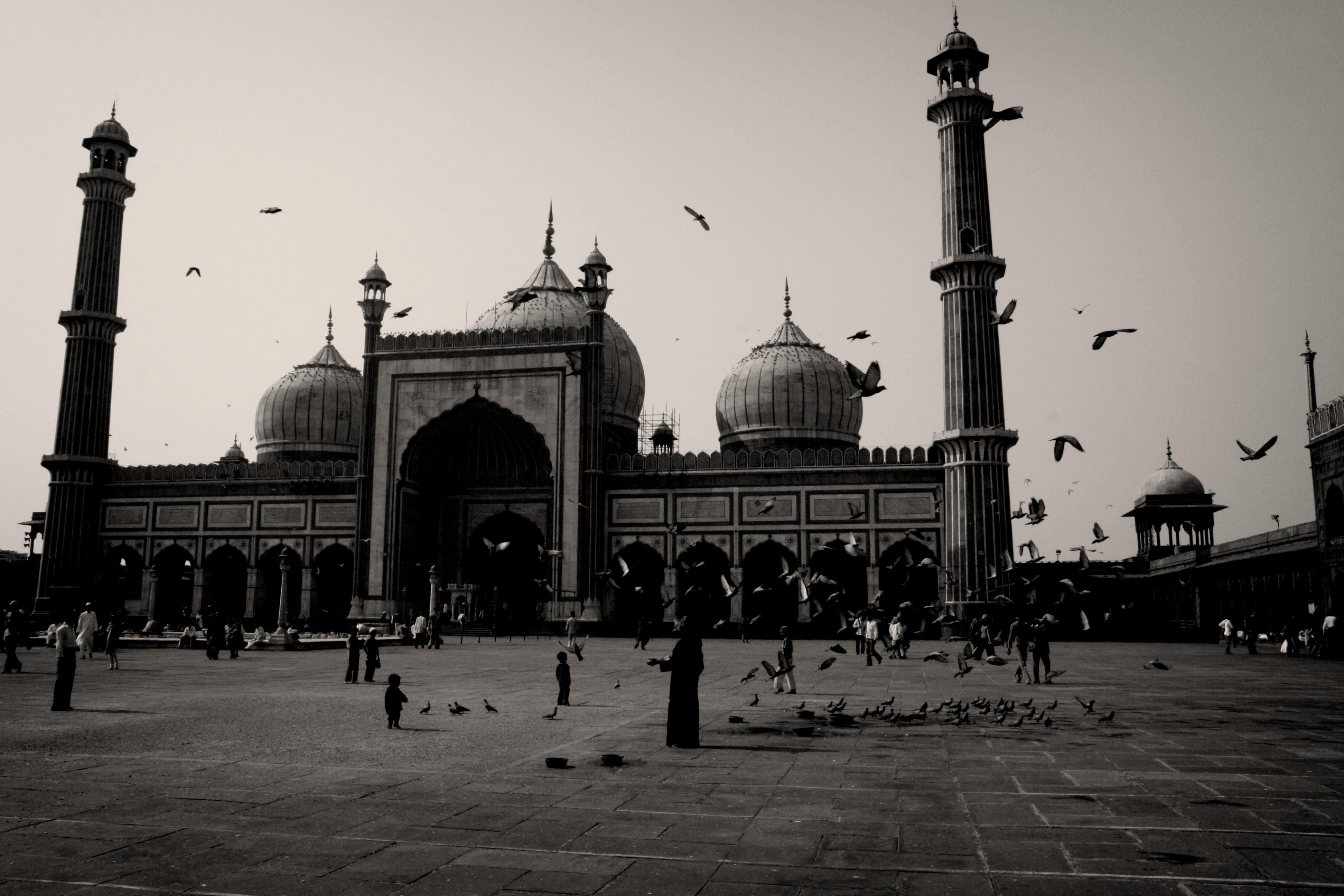 Delhi Ki Jama Masjid Wallpaper - Jama Masjid - HD Wallpaper 