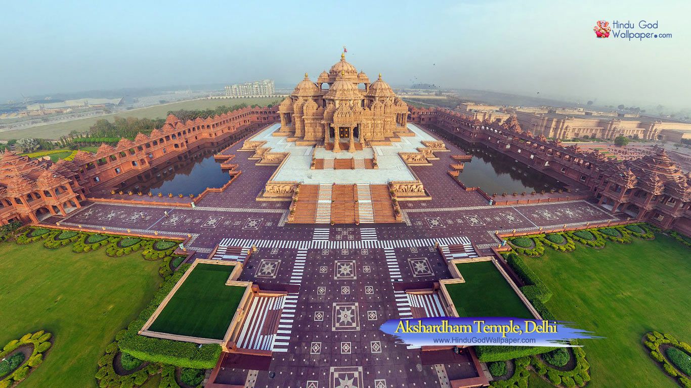 Akshardham Temple Images Download - HD Wallpaper 