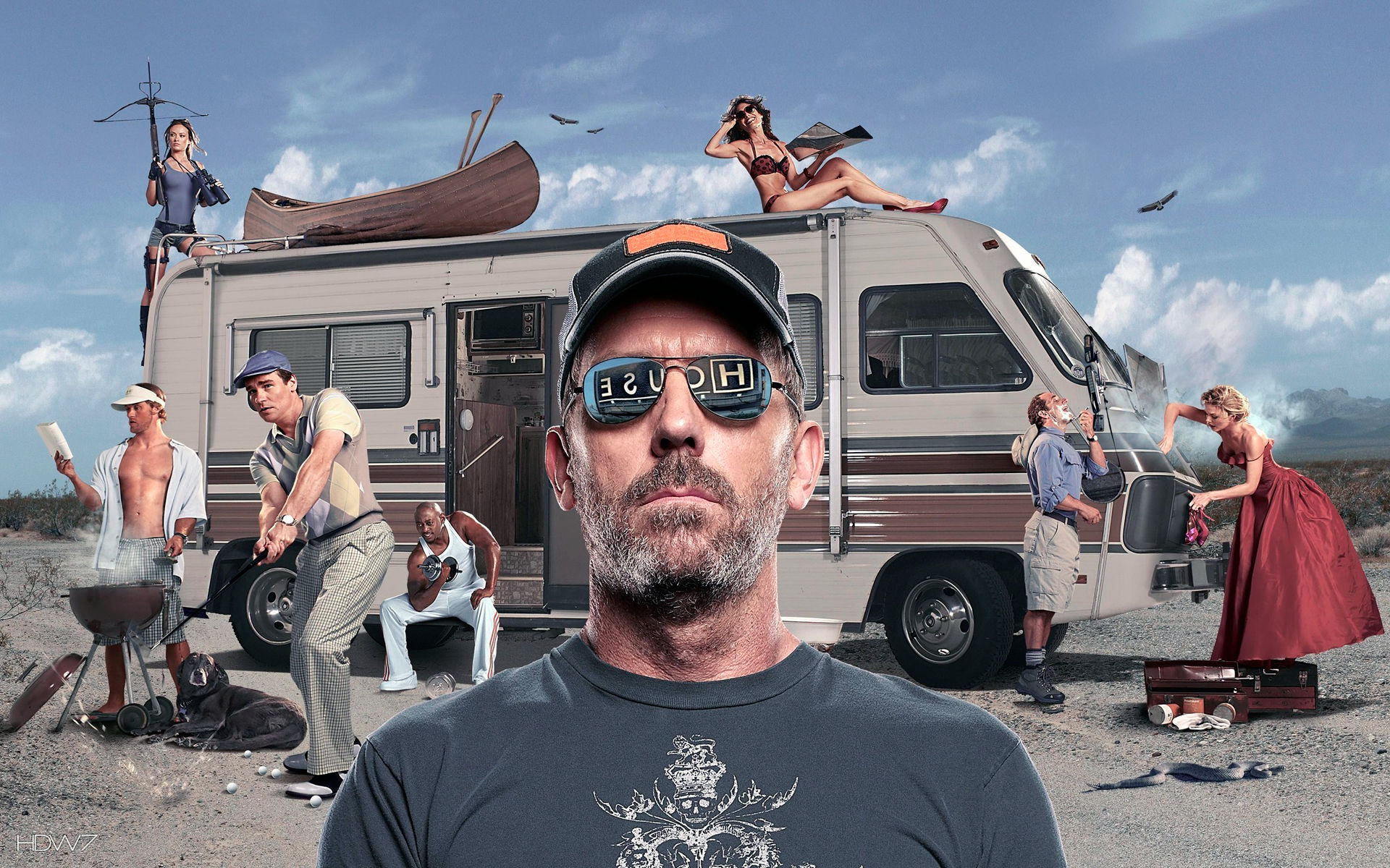 House Tv Series Show - House Md Photoshoot - HD Wallpaper 