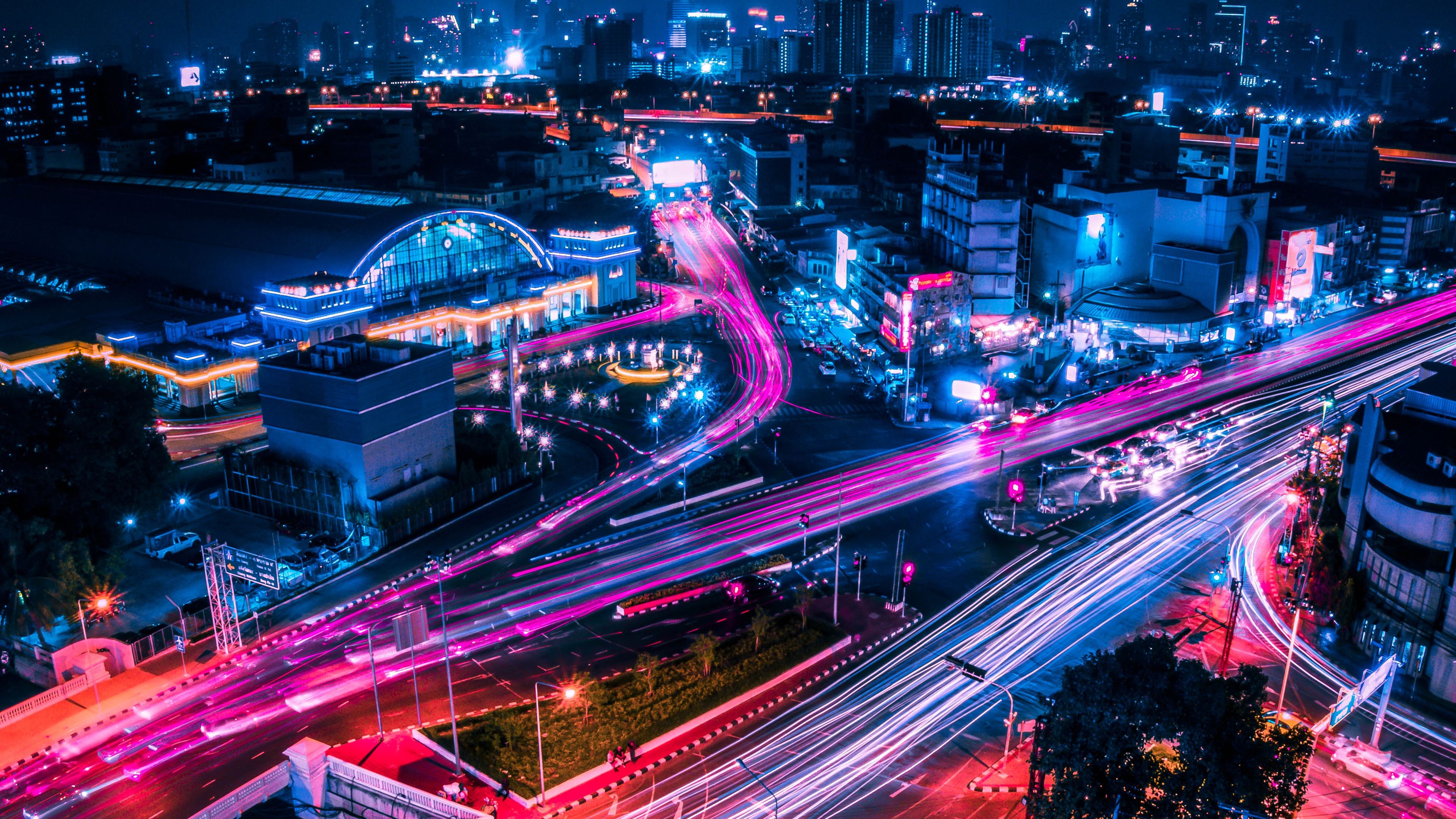 Prime Hotel Central Station Bangkok Thailand - Fast Shutter Speed - HD Wallpaper 