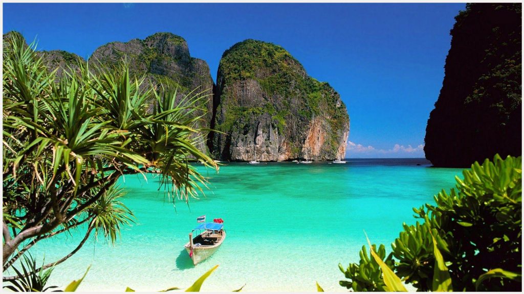 Ko Phi Phi Islands Thailand Ko Phi Phi Islands Thailand - Koh Phi Phi Hd - HD Wallpaper 