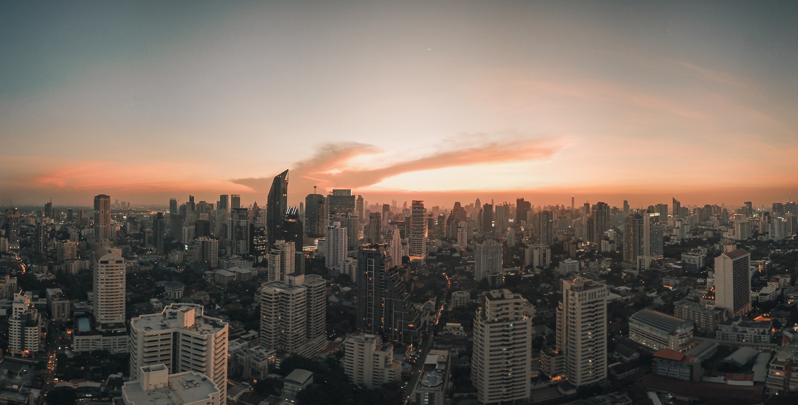 Bangkok High Rise View - HD Wallpaper 
