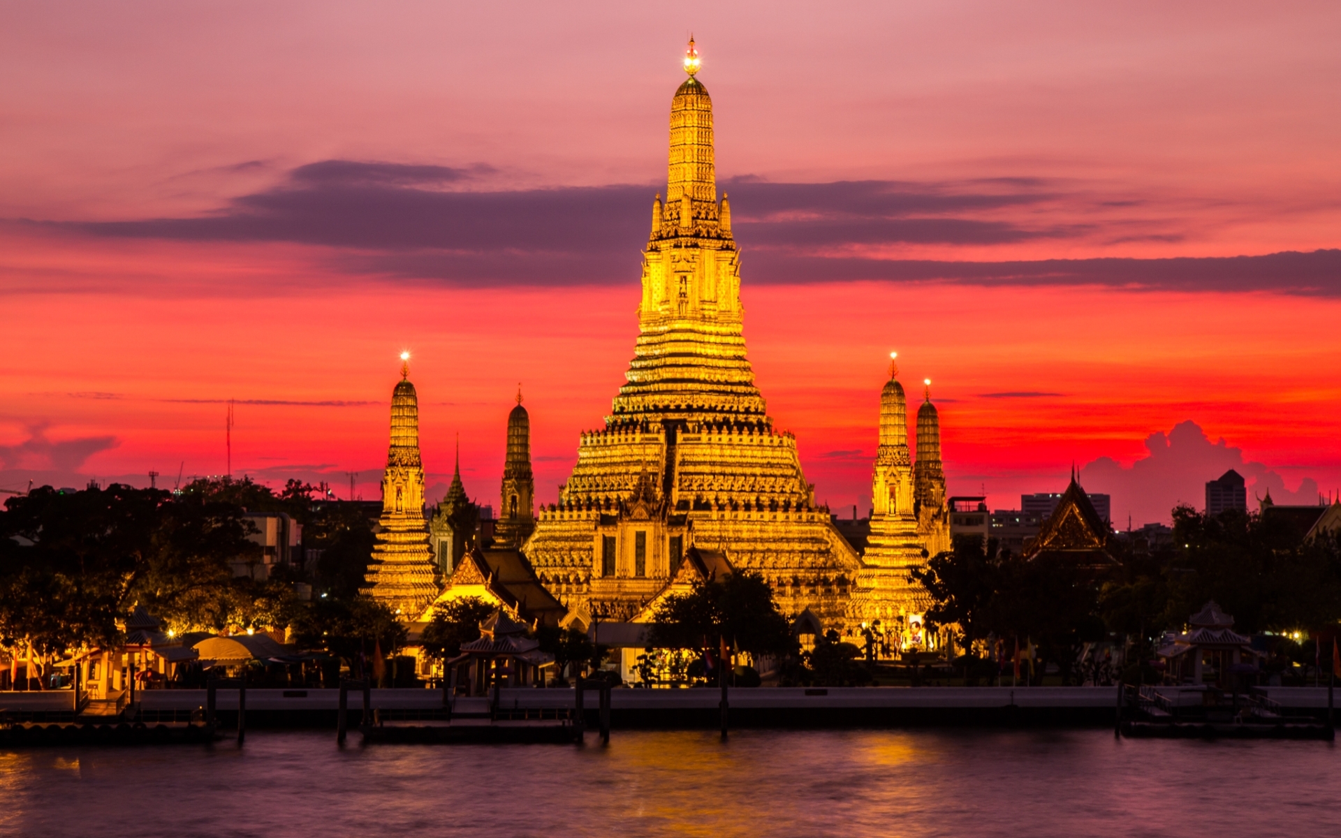 E/956065732, Bangkok, Thailand - Wat Arun - HD Wallpaper 